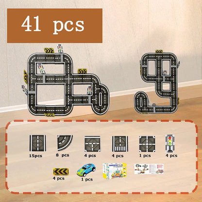 Ce jeu de construction magnétique voitures