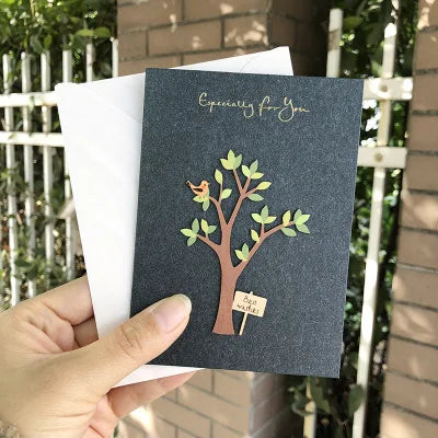 Carte postale pop up végétation