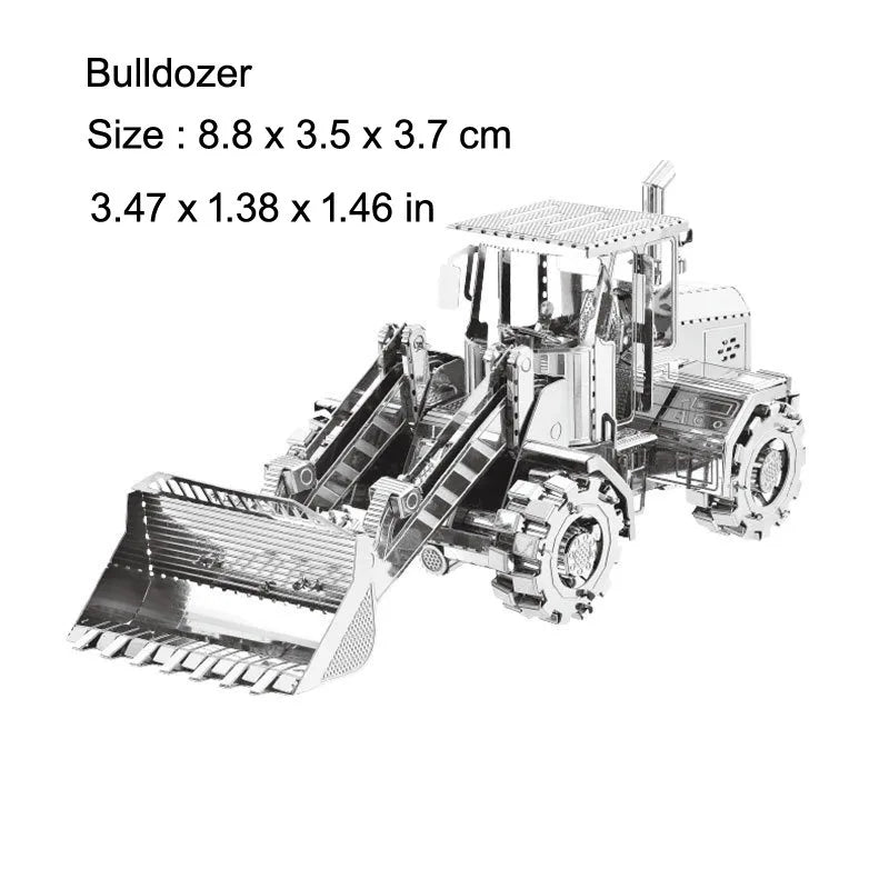 Puzzle 3D en métal, camion mélangeur, véhicule d'ingénierie, bricolage, modèle d'assemblage fait à la main, jouets pour adultes et enfants