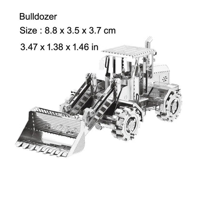 Puzzle 3D en métal, camion mélangeur, véhicule d'ingénierie, bricolage, modèle d'assemblage fait à la main, jouets pour adultes et enfants