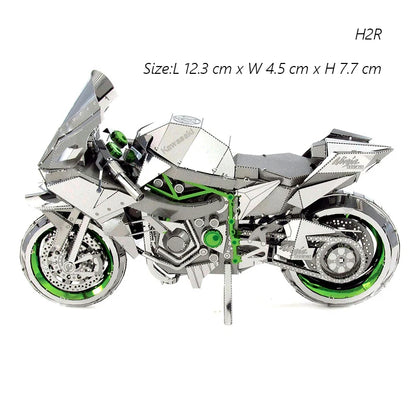 Puzzle 3D en métal, Super voiture de Sport, bricolage, modèle d'assemblage de véhicule fait à la main, jouets pour adultes et enfants