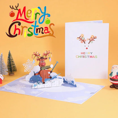 carte pop up noel