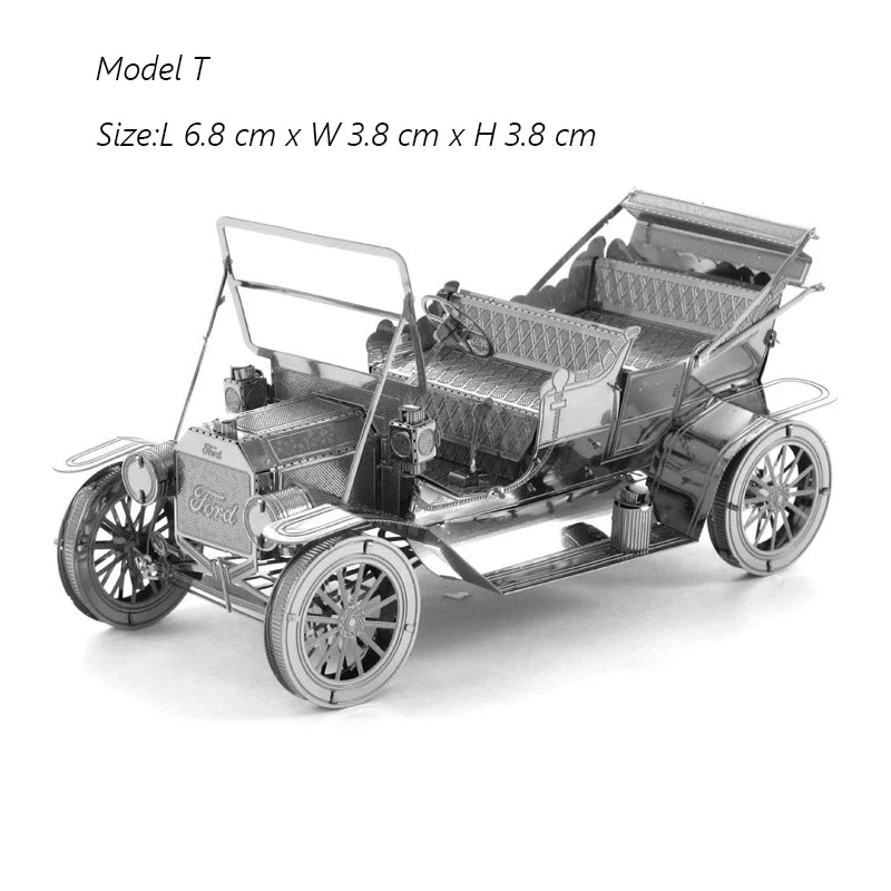 Puzzle 3D en métal, Super voiture de Sport, bricolage, modèle d'assemblage de véhicule fait à la main, jouets pour adultes et enfants