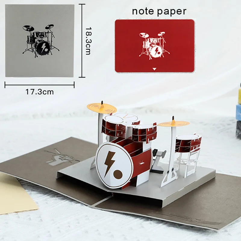 Carte postale en 3d anniversaire