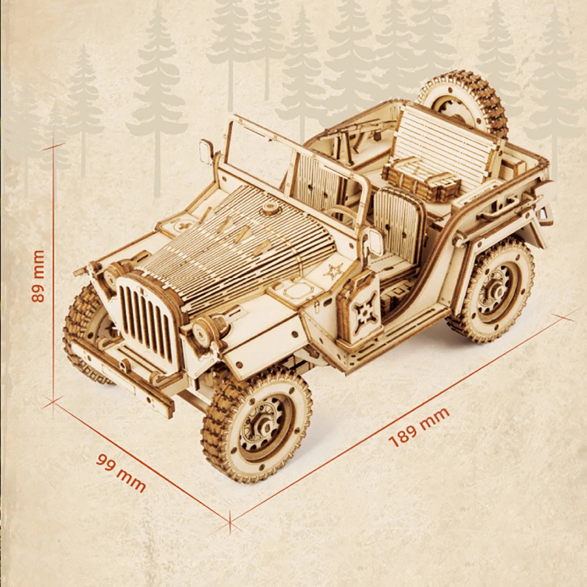 Modèle d'échelle de puzzle en bois de voiture 3D de voiture classique, kit de modèle de bricolage, cadeau artisanal, décoration de la maison, kit de modèle mécanique, jouet de construction