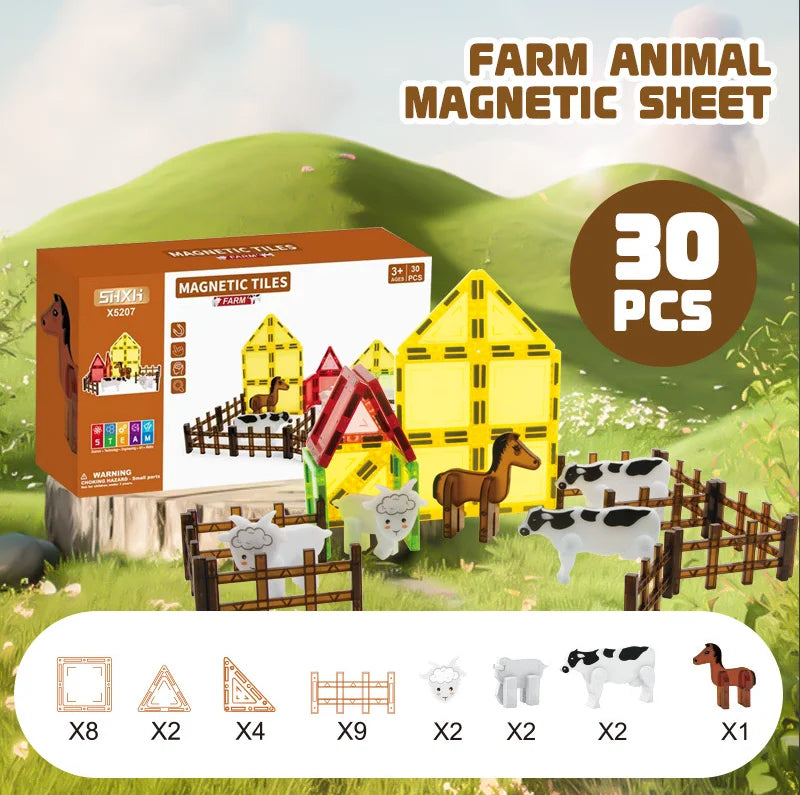 Jeu de construction magnétique
