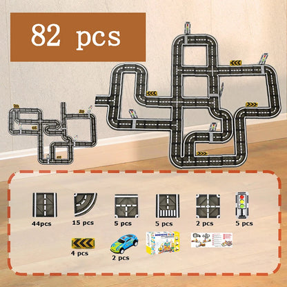 Ce jeu de construction magnétique voitures