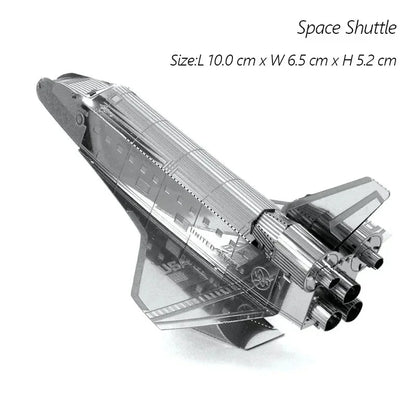 Puzzle 3D en métal UFO, bricolage fait à la main, Exploration spatiale, modèle d'assemblage de vaisseau spatial, jouets pour adultes et enfants