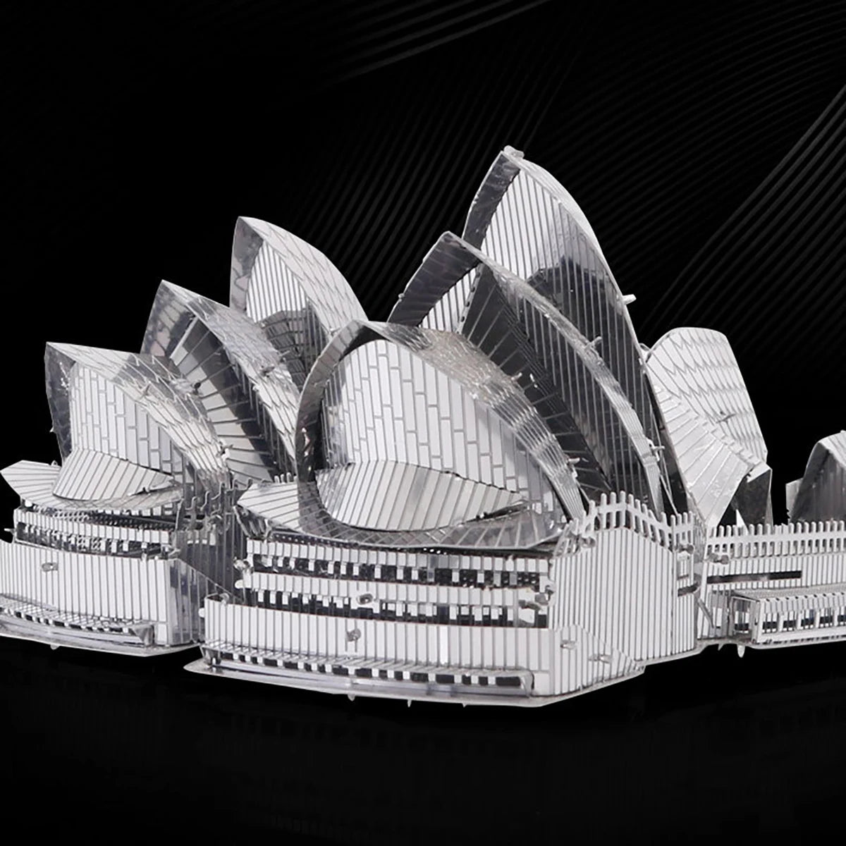 Sydney Opera House – puzzle 3D en métal, kits de modèles, bricolage, découpé au Laser, jouet pour enfants