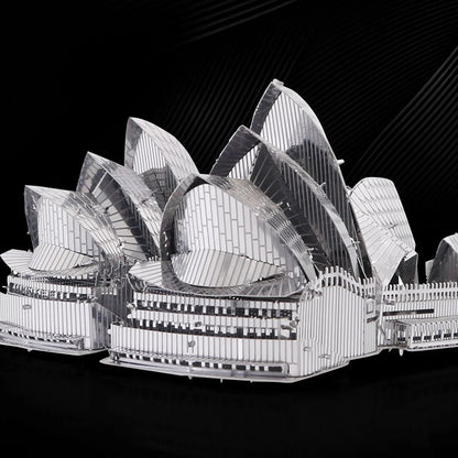 Sydney Opera House – puzzle 3D en métal, kits de modèles, bricolage, découpé au Laser, jouet pour enfants