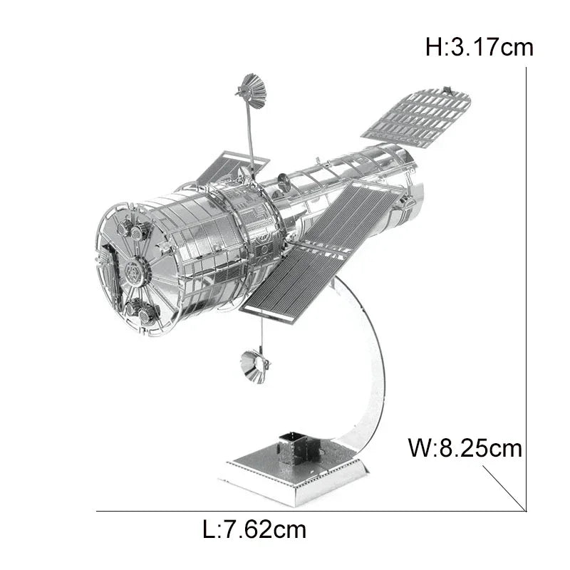 Exploration spatiale 3D Puzzle en métal navette Hubble télescope spatial Mars Rover modèle jouet pour enfants Puzzle créatif cadeau jouets