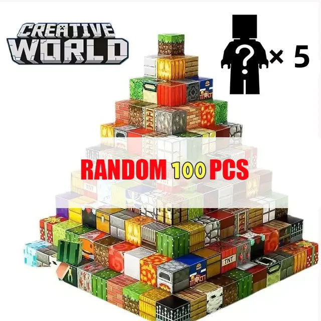 500 pièces mises à niveau blocs de construction magnétiques Cube du monde aimants monde enfants bricolage modèle enfants sec les meilleurs jouets sensoriels Montessori cadeaux