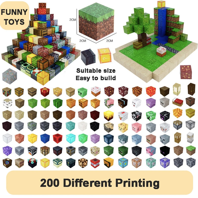 Blocs de construction magnétique craft