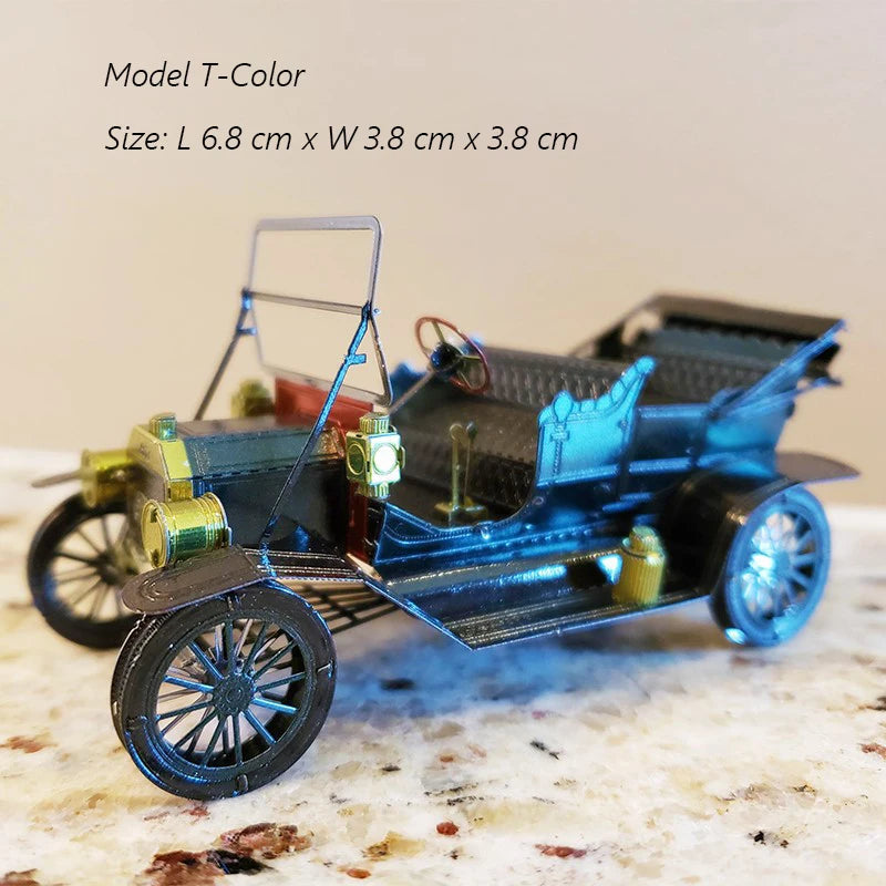 Puzzle 3D en métal, Super voiture de Sport, bricolage, modèle d'assemblage de véhicule fait à la main, jouets pour adultes et enfants