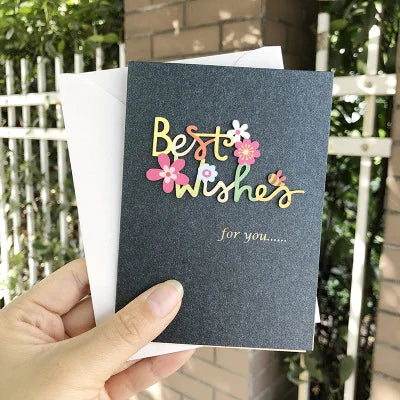 carte pop up fleurs
