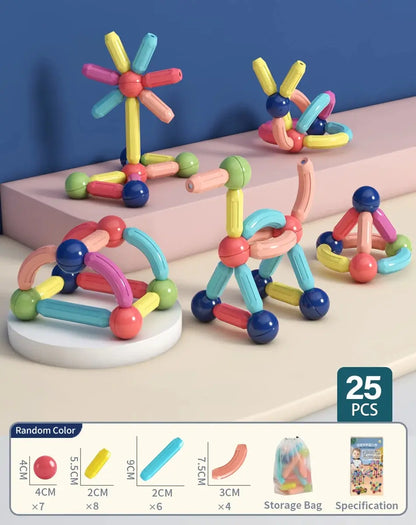 Jeu de construction magnétique 25 pièces