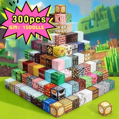 500 pièces mises à niveau blocs de construction magnétiques Cube du monde aimants monde enfants bricolage modèle enfants sec les meilleurs jouets sensoriels Montessori cadeaux