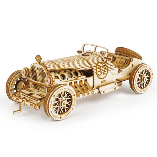 Puzzle en bois de voiture 3D, modèle à l'échelle, Kit de modèle de bricolage, cadeau artisanal, décoration de la maison, Kit de modèle mécanique, jouet de construction, anniversaire/Chri