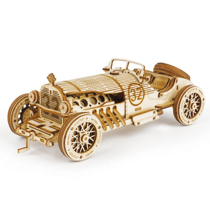 Puzzle en bois de voiture 3D, modèle à l'échelle, Kit de modèle de bricolage, cadeau artisanal, décoration de la maison, Kit de modèle mécanique, jouet de construction, anniversaire/Chri