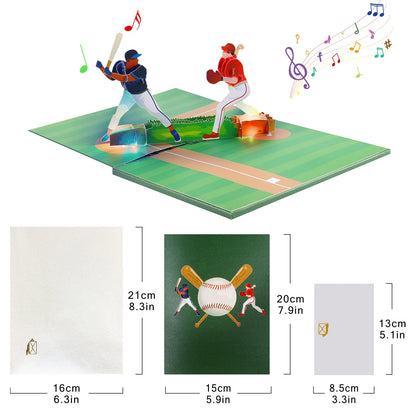 Carte postale pop up avec musique