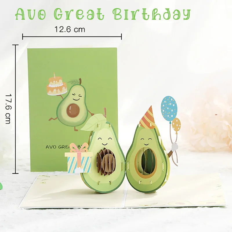 Carte postale en 3d anniversaire