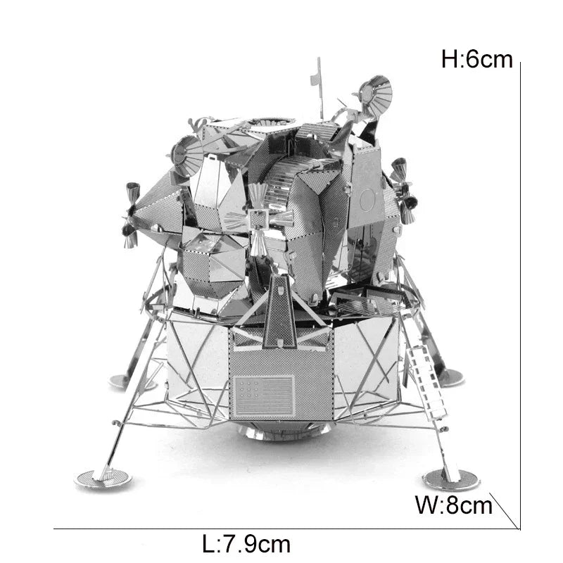 Exploration spatiale 3D Puzzle en métal navette Hubble télescope spatial Mars Rover modèle jouet pour enfants Puzzle créatif cadeau jouets