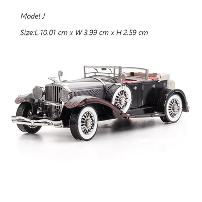 Puzzle 3D en métal, Super voiture de Sport, bricolage, modèle d'assemblage de véhicule fait à la main, jouets pour adultes et enfants