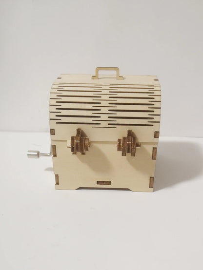 Puzzle 3d en bois, boîte à musique trésor à la main, vous êtes mon soleil, kit de modèle d'assemblage fait à la main, vacances, anniversaires, cadeaux de noël