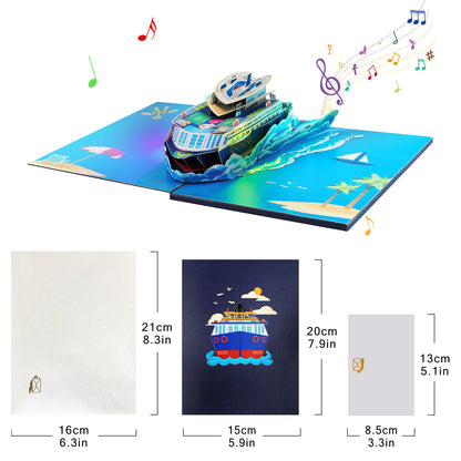 Carte pop up musicales anniversaire