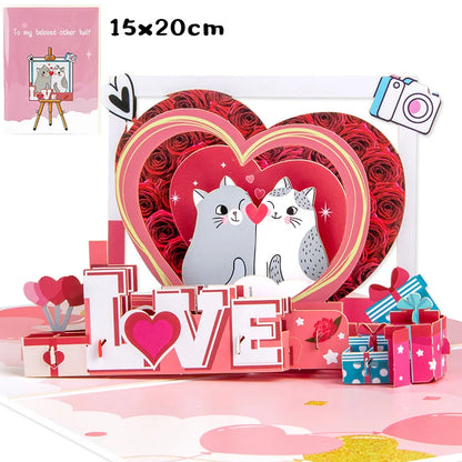 Carte postale pop up