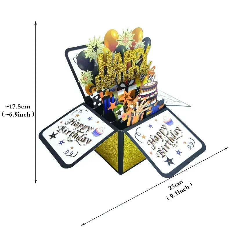 Cartes pop up anniversaire