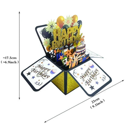 Cartes pop up anniversaire
