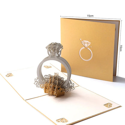 Carte pop up amour