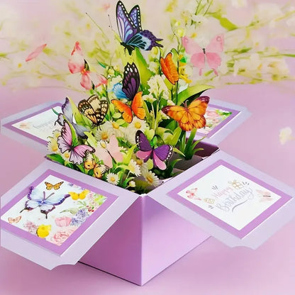 Carte anniversaire pop up