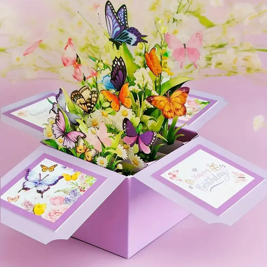 Carte anniversaire pop up
