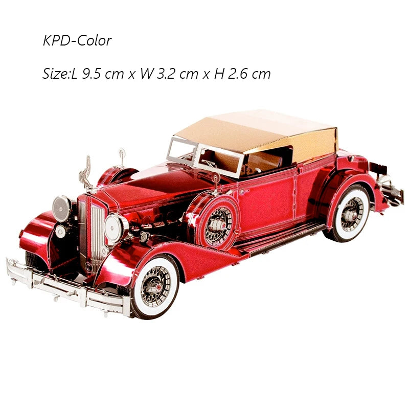 Puzzle 3D en métal, Super voiture de Sport, bricolage, modèle d'assemblage de véhicule fait à la main, jouets pour adultes et enfants