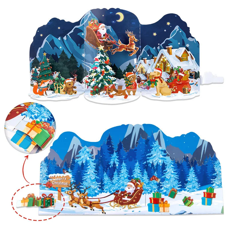 Carte postale pop up