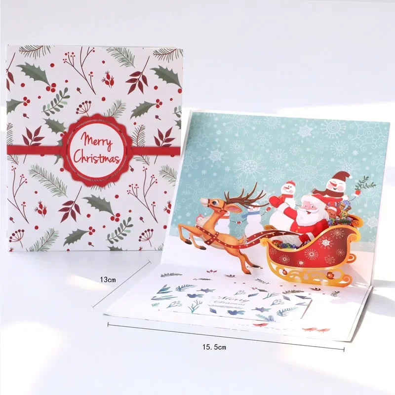 carte pop up noel