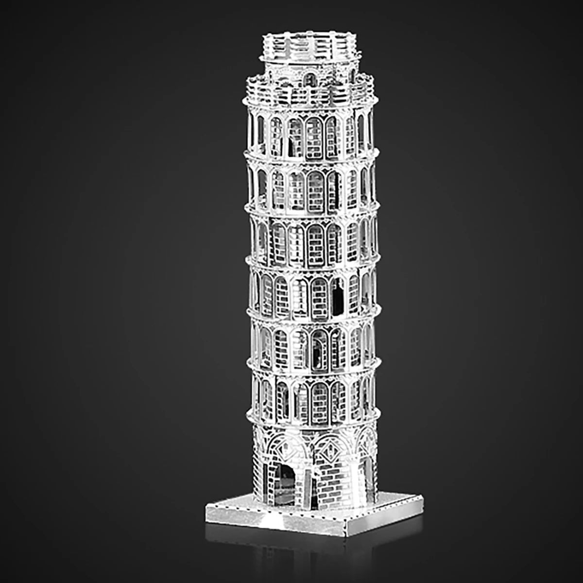 Tour penchée de Pisa, puzzle 3D en métal, kits de modèles, bricolage, découpé au Laser, jouet pour enfants