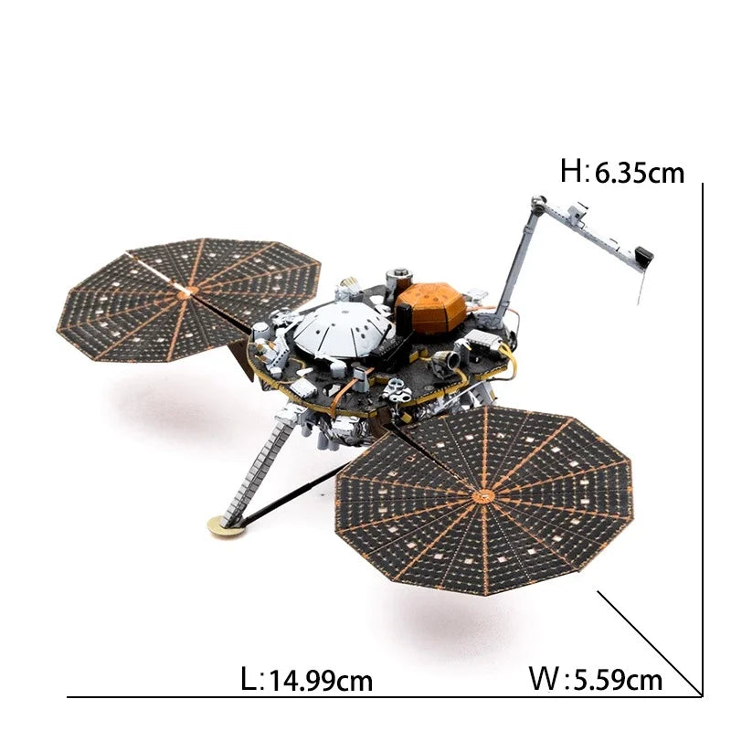 Exploration spatiale 3D Puzzle en métal navette Hubble télescope spatial Mars Rover modèle jouet pour enfants Puzzle créatif cadeau jouets