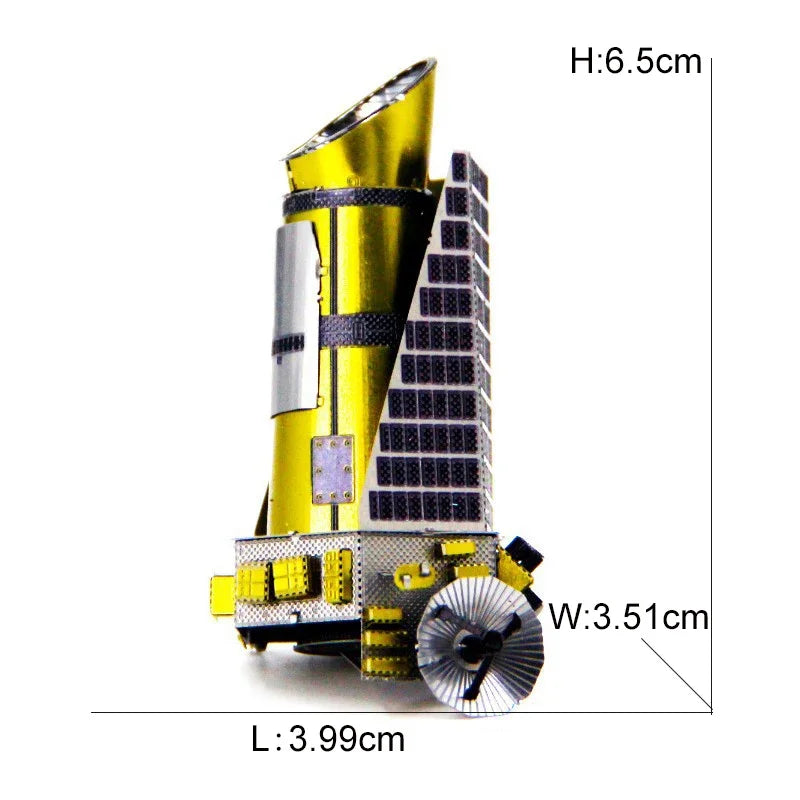 Exploration spatiale 3D Puzzle en métal navette Hubble télescope spatial Mars Rover modèle jouet pour enfants Puzzle créatif cadeau jouets
