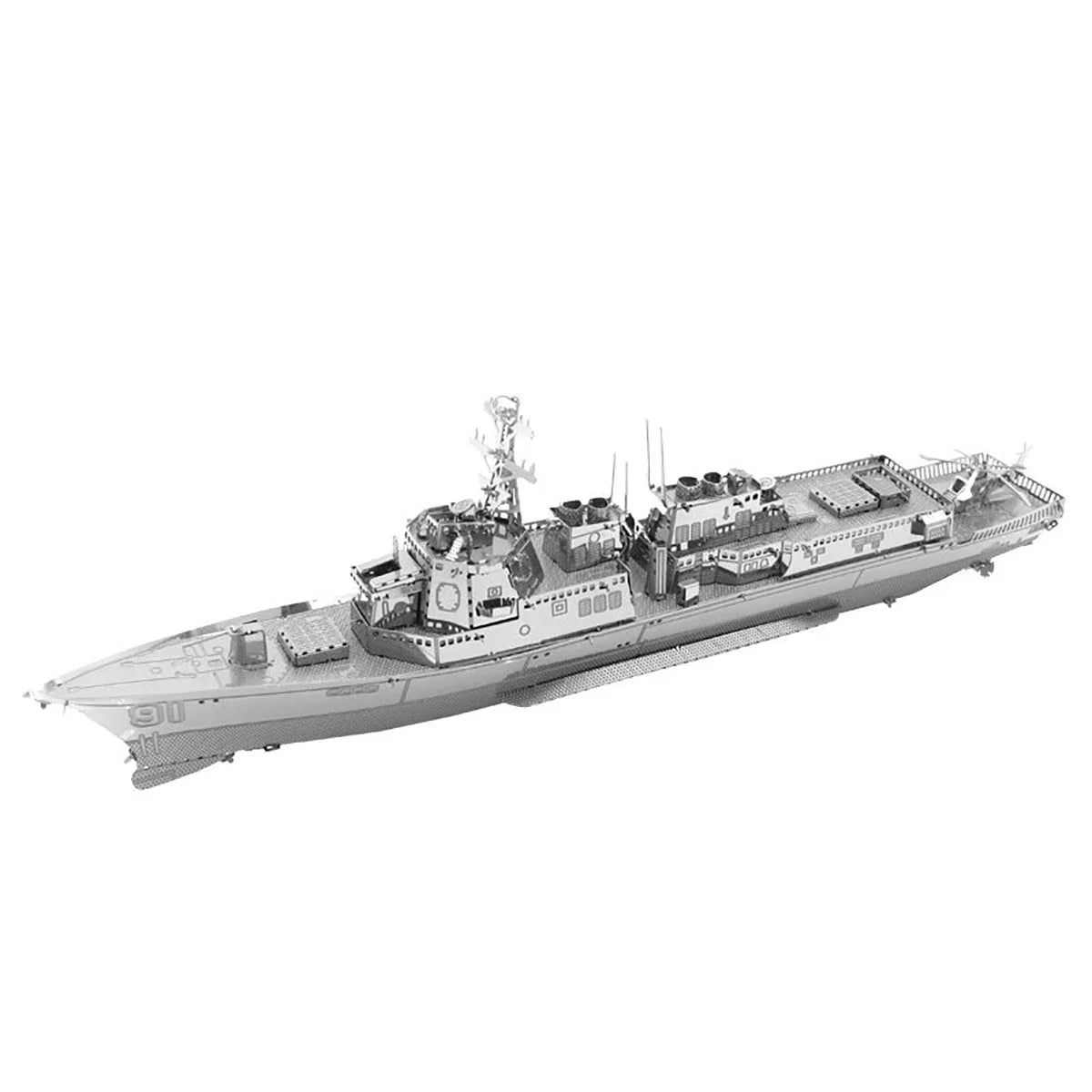 Kit de modèle de Puzzle en métal 3D, bateau, bricolage, découpé au Laser, jouet pour enfants