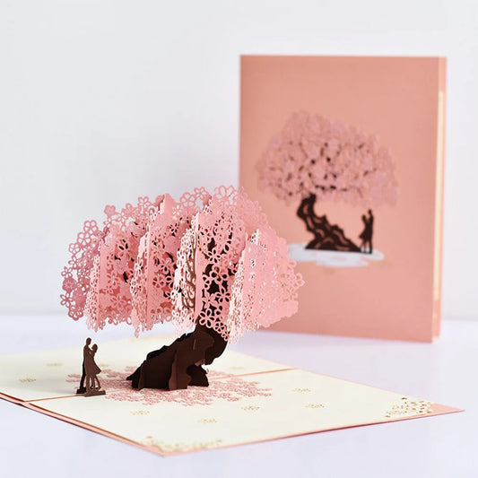 Carte postale en 3d fleurs