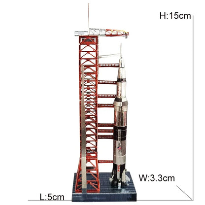 Exploration spatiale 3D Puzzle en métal navette Hubble télescope spatial Mars Rover modèle jouet pour enfants Puzzle créatif cadeau jouets