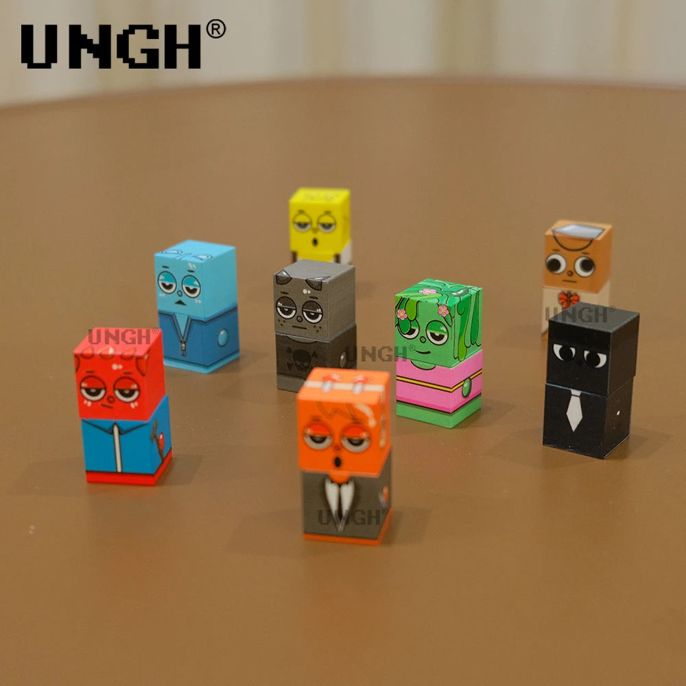 blocs de construction magnétique personnages et bioms à craft