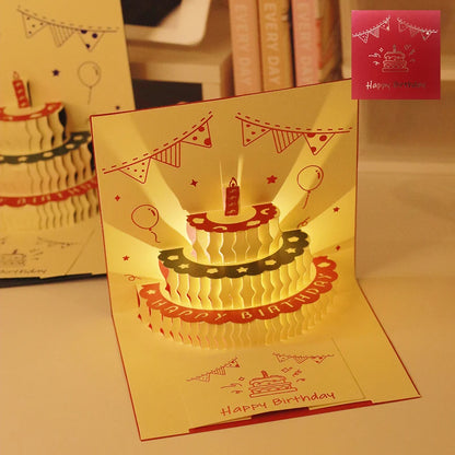 Carte postale en 3d avec musique