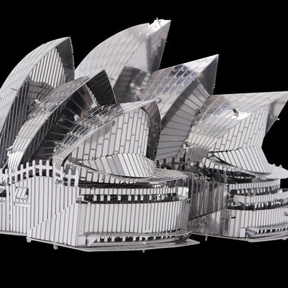 Sydney Opera House – puzzle 3D en métal, kits de modèles, bricolage, découpé au Laser, jouet pour enfants
