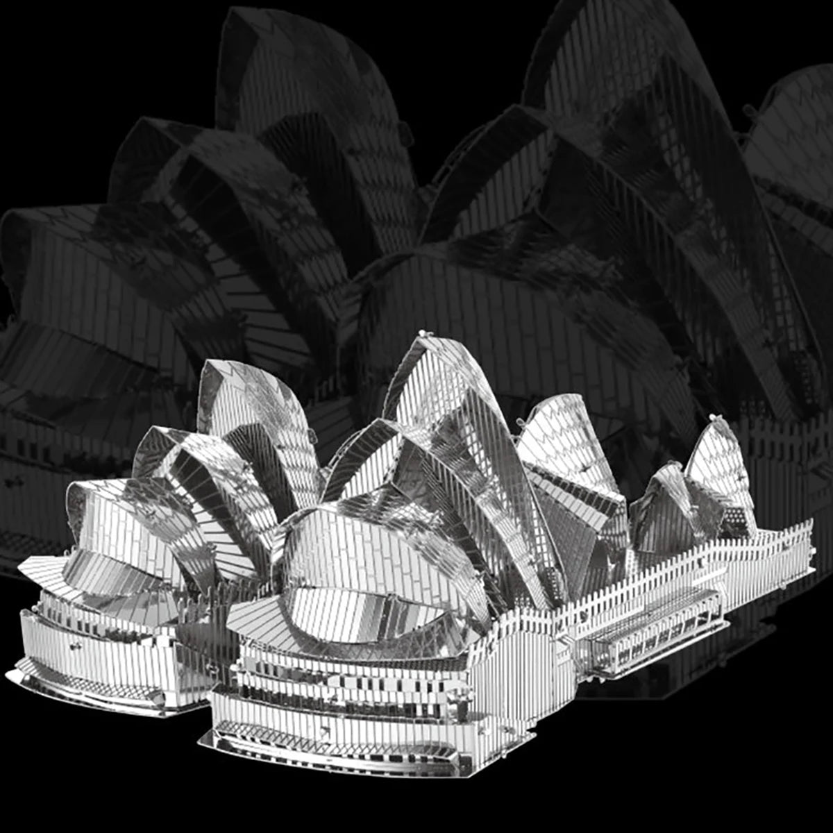 Sydney Opera House – puzzle 3D en métal, kits de modèles, bricolage, découpé au Laser, jouet pour enfants