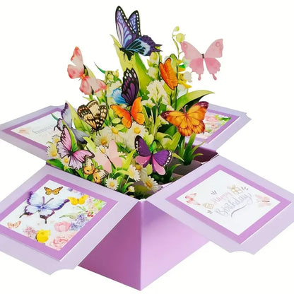 Carte anniversaire pop up