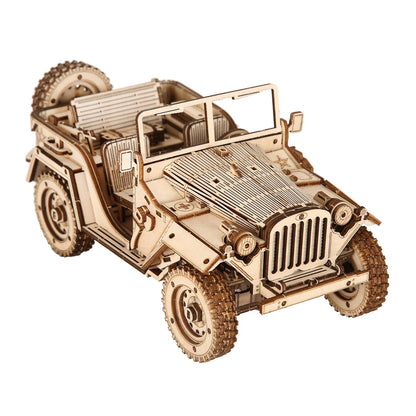 Voiture 3D Puzzle en bois modèle Kits bricolage Laser découpé Puzzles Puzzle jouet pour les enfants